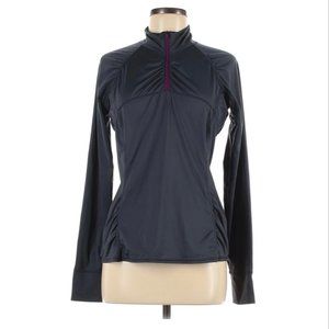 ATHLETA Grey and Purple Quater Zip Jacket